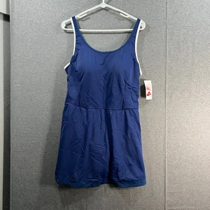 Isaac Mizrahi Live! Bridgehampton Swim Dress Solid Royal Navy Size Reg 16 - Picture 1 of 13