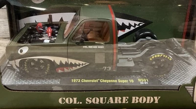 M2 MACHINES 1:24 COL SQUARE BODY 1973 CHEVROLET CHEYENNE SUPER 10 HS01 22-01 NIP - Image 1 of 4