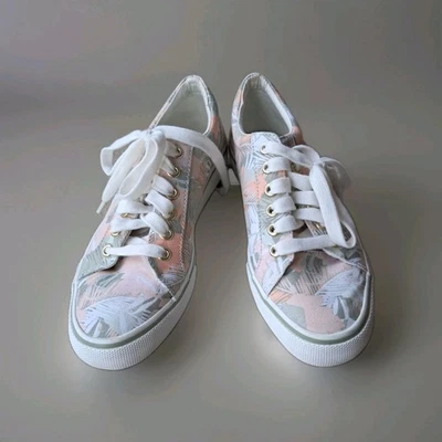 Keds JumpKick Canvas Casual Sneakers "Tropical Palm" WF65973 Women's 6.5 - Image 1 of 4