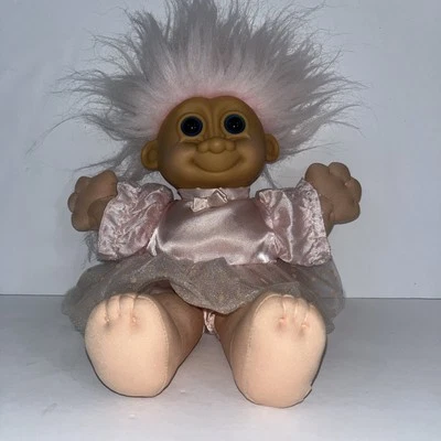 Troll Kidz Muñeca Bailarina Bailarina 11" Vestido Tutú Coleccionable Por Russ Berrie   Foto 1 de 4