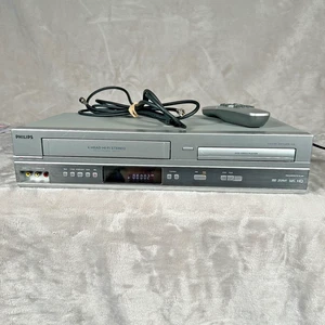 Philips DVD VCR Combo Lettore VHS DVP3150V/37 con telecomando testato funzionante - Foto 1 di 19