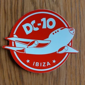 DC10 IBIZA STICKER 2024 (RED) @ DC-10 IBIZA - IBIZA CLUB POSTERS - DJ MUSIC - Picture 1 of 1