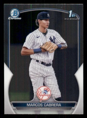 2023 Bowman Chrome Prospects #BCP46 Marcos Cabrera - Image 1 of 2