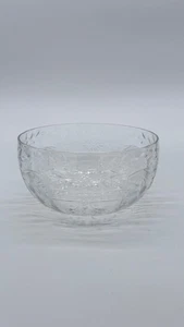 Vintage Delicate Etched Crystal Candy/Nut/Trinket Bowl 4.5" in diameter - Picture 1 of 8