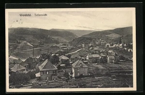 Werdohl, Ansichtskarte, Teilansicht mit Blick ins Land 1933  - Picture 1 of 2