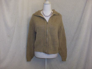 McGregor Vintage beige hellbraun Reißverschluss Pullover Wolle Kamelhaar Damen Medium - Bild 1 von 11