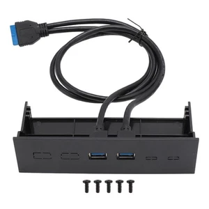 5,25 Zoll Front Panel USB Hub Dual Port 5Gbps USB3.0 Optisches Laufwerk Front7554 - Bild 1 von 9