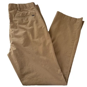 Pantalones Polo Ralph Lauren Para Hombre 35X32 Beige Algodón Sarga Chino Calce Clásico Bolsillos - Imagen 1 de 15