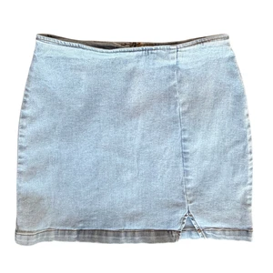 Jeansrock Damen helle Waschung Denim mit Schlitz Stretch Wild Fable - Größe 4 - Bild 1 von 12