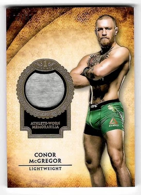 2018 Topps UFC Knockout Tier 1 One Relic Card Conor McGregor - Image 1 of 2