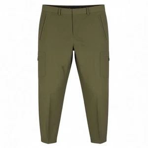 PT TORINO Gamma Herren Hose 52 W37 Khaki Slim Cargo Stretchig Reißverschlusstaschen * - Bild 1 von 12