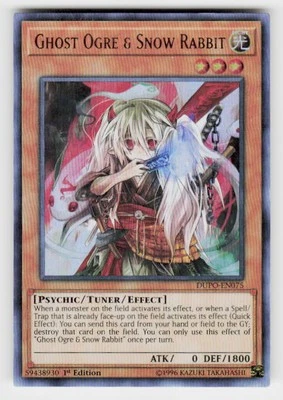 Duel Power #DUPO-EN075 Ghost Ogre & Snow Rabbit 1st Edition - Image 1 of 2