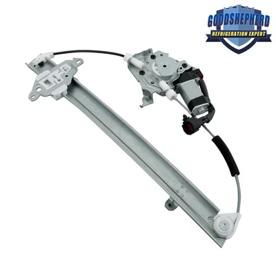 Para Nissan Versa 2007-2013 751-211 Regulador de ventana eléctrico delantero izquierdo con motor Foto 1 de 4