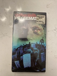 Stephen King's Pet Sematary VHS Factory Sealed! Paramount Watermarks 1991 Horror - Picture 1 of 4