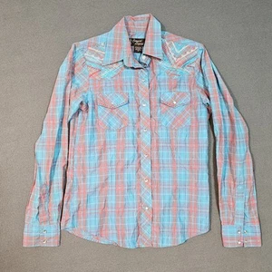 Cowgirl Legend Small Pink Glitter Pearl Snap Embellished Western Shirt - Bild 1 von 9