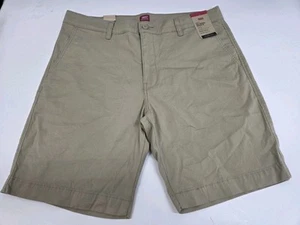 Nuevo con etiquetas Pantalones Cortos Chinos Levis XX Para Hombres Caqui Elastizados Talla 36/9" #7475 - Imagen 1 de 11