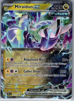 Miraidon ex 122/162 SV05: Temporal Forces - Pokemon Card - NM - Image 1 of 2
