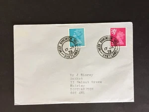 GB 1973 WEST SANDWICK SHETLAND STEMPEL AUF BRIEF NACH SOUTHAMPTON - Bild 1 von 2