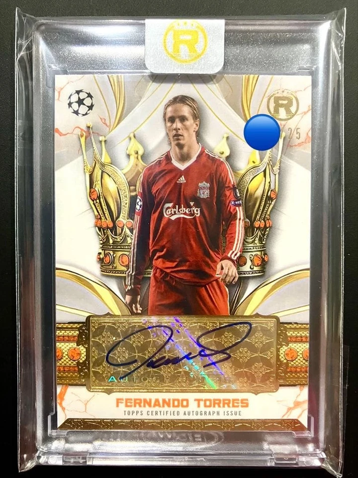 topps reverence soccer Torres autograph - Image 1 of 1