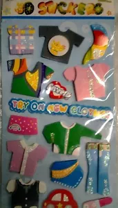 3D Handmade Girly Shopping Stickers For ages 3+ - Bild 1 von 1