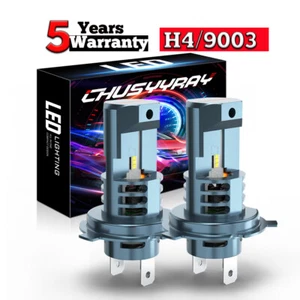 Luces Fuertes Para Auto Coche Luz Carro Bulbs H4 9003 LED Blanco Hi/low Beam 2pc - Picture 1 of 15