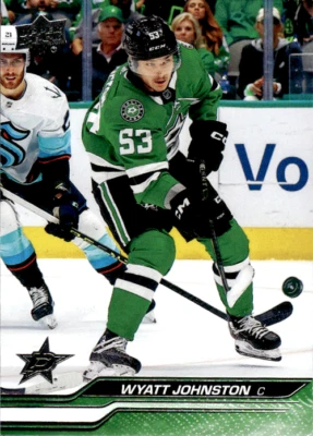 2023-24 Upper Deck Series 2 #308 Wyatt Johnston STARS - Image 1 of 2