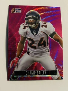 Champ Bailey - 2023 Pro Set Metal Football Retro Pink 4/4 Broncos - Picture 1 of 2