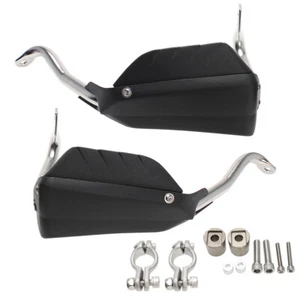 Black Handguards Wind Deflectors +Brackets For BMW F650GS 08-12 F800GS 2008-2017 - Picture 1 of 12