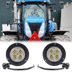 Par de faros LED para Ford New Holland T4000 T5000 T7000 TSA TLA T5 T4 Series - Imagen 1 de 6