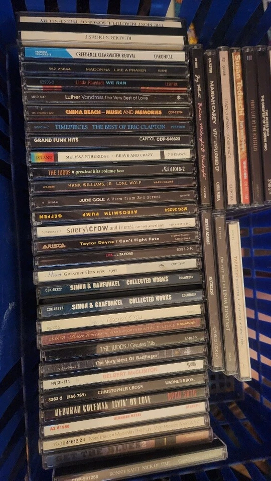 Preowned CD's Rock, Country, R&B, Soundtrack's, Pop, Soft Rock - Image 1 of 1