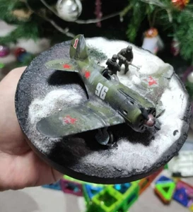 Diorama de avión de combate de la URSS hecho a mano - Imagen 1 de 11