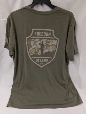 Men's Under Armour UA Freedom By Land Tee Short Sleeve T-Shirt Sz 3XL 1385949 - Image 1 of 4