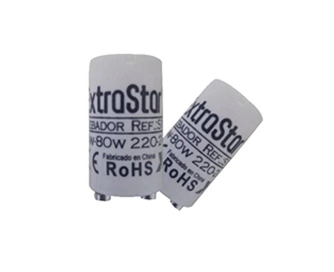 EXTRASTAR STARTER ELETTRICO 4W-80W BLISTER 2 PZ BIANCO NEON LAMPADA - Immagine 1 di 1