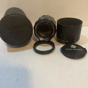Asahi Pentax Super Takumar 1:3.5/135 Camera Lens No Yellowing w/ Case and Hood - Picture 1 of 5