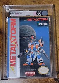 Metal Storm Nintendo NES VGA Graded 85 - Brand New & Factory Sealed 