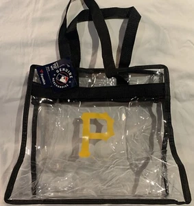 Bolso de Mano Pittsburgh Pirates Transparente Estadio MLB Bolso Cartera con Cremallera Nuevo con etiquetas - Imagen 1 de 4