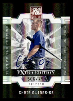2009 Donruss Elite Extra Edition Signature #29 Chris Owings Auto /799 (rf 23850) - Image 1 of 2