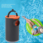 (Black Orange)Electric Air Pump Durable Stable Performance Efficient