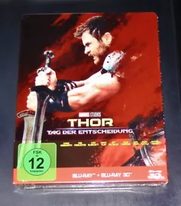 THOR TAG DER ENTSCHEIDUNG 3D BLU RAY + BLU RAY LIMITIERTE STEELBOOK NEU & OVP - Bild 1 von 4