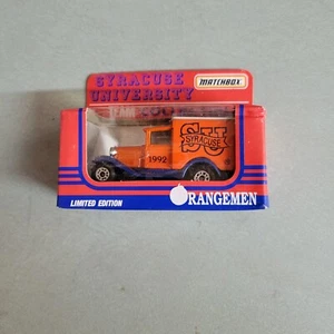 Vtg 1992 Matchbox Team Collectible Syracuse University Orangemen Ford Model A - Picture 1 of 10