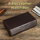 Grids Watch Box Pu Leather Watch Storage Box Watch Storage Case` Organizer A0f0