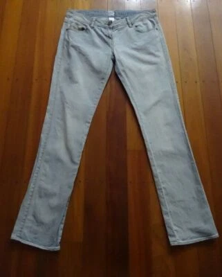 Pantalones de mezclilla vintage SASS & BIDE tiro bajo azul blanqueador pierna recta - talla 32 - Foto 1 de 4