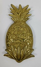 Vintage Brass Pineapple Door Knocker Measures Made in Taiwan Welcome Decor