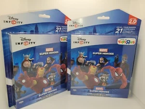 LOTE de 2 álbumes de disco eléctrico de superhéroes de Disney Infinity 2.0 Marvel contiene 21 discos - Imagen 1 de 4