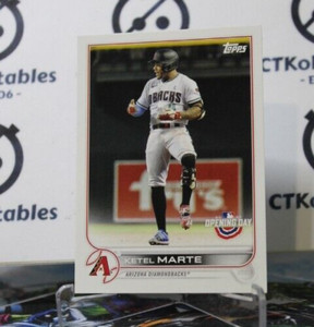 2022 TOPPS BASEBALL KETEL MARTE # 217 OPENING DAY ARIZONA DIAMONDBACKS