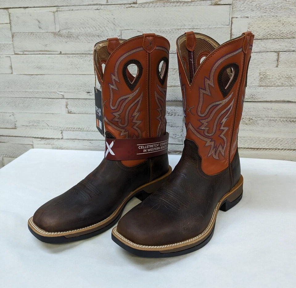Twisted X Men's Western Tech X Boot Orange MXW0006 - Image 1 of 4