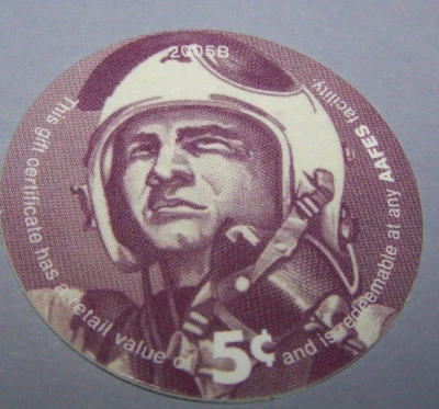 7D5   7th Print 5 Cent AAFES  Pogs from  2005B  About Uncir. condition - Image 1 of 2