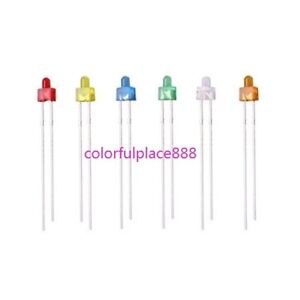 120pcs 2mm Round Top Diffused Red Yellow Blue Green White Orange LED Diodes Leds
