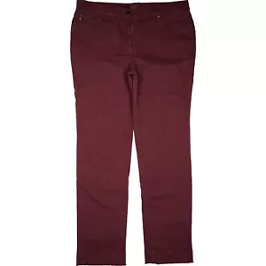 ZERRES 44 normal L32 Jeans Hose Lila Damen Cora Stretch high R. Straight W34 XXL - Bild 1 von 5
