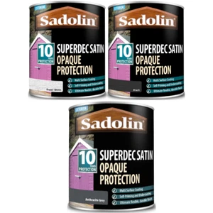 Pintura satinada Sadolin Superdec - Protección superior en todos los tamaños - Imagen 1 de 27